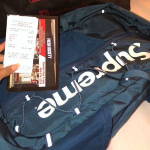 BRAND NEW SUPREME SS17 TEAL BACKPACK